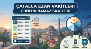 çatalca ezan vakitleri günlük namaz saatleri diyanet imsakiye catalca istanbul